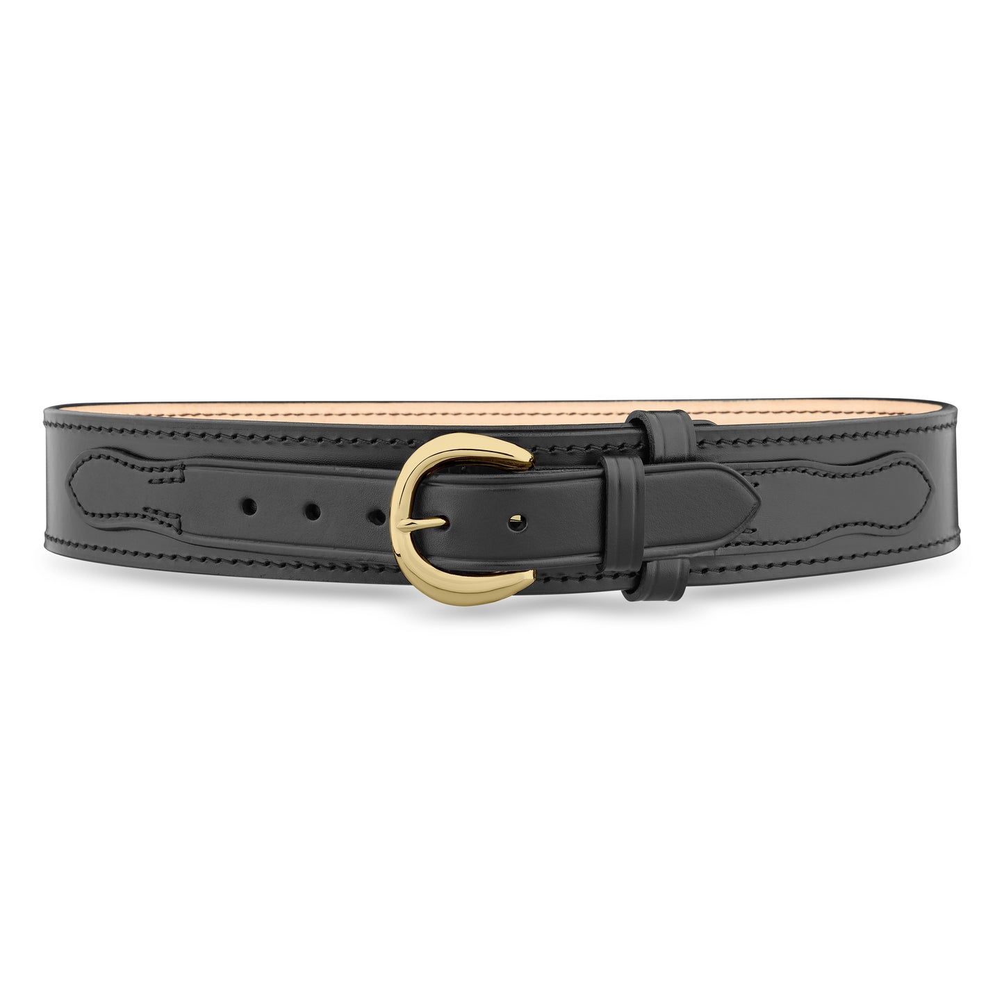 2-1/4" Plain Leather Border Patrol Belt