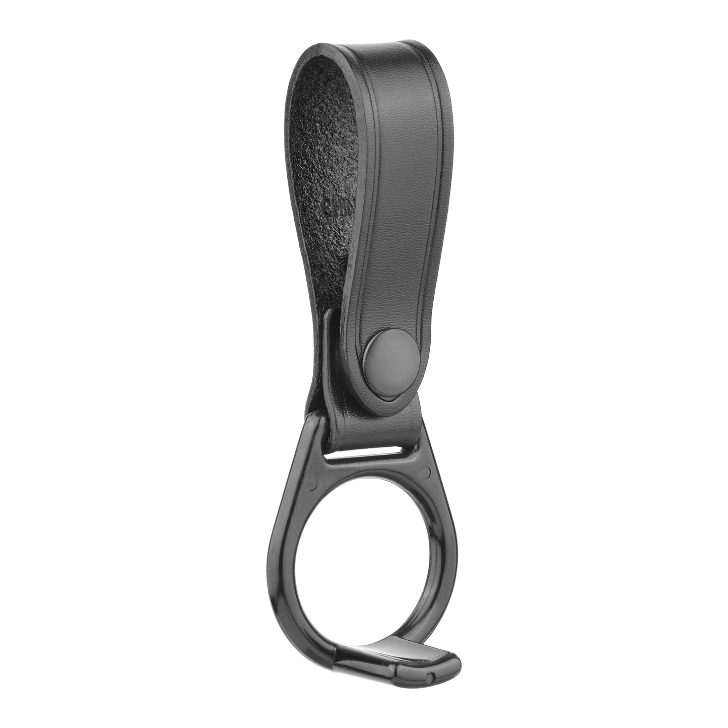 Plain Leather PR24 Holder W/ Black Plastic Ring