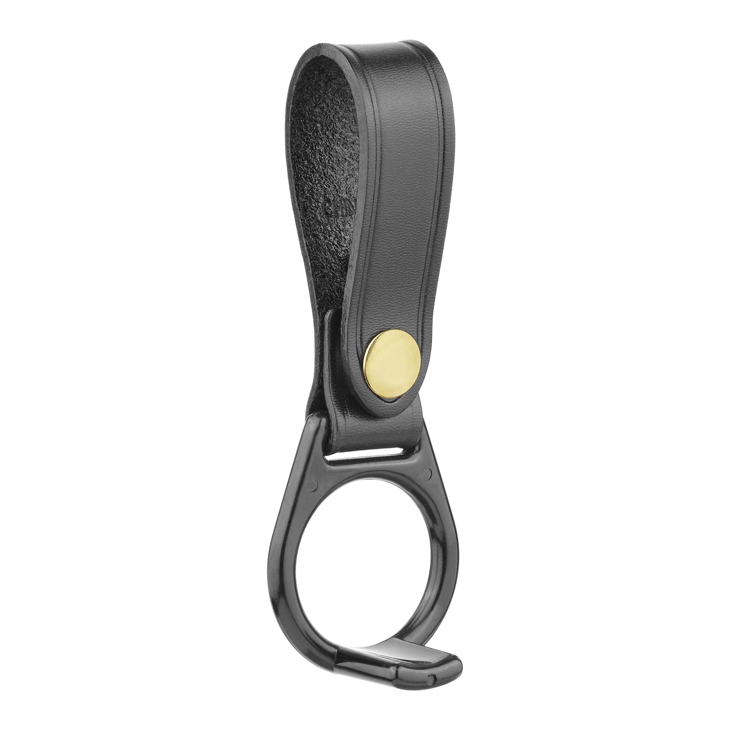 Plain Leather PR24 Holder W/ Black Plastic Ring
