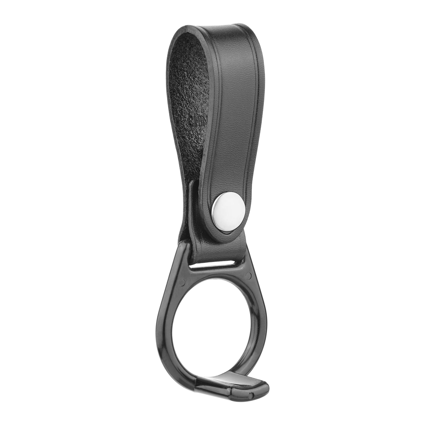Plain Leather PR24 Holder W/ Black Plastic Ring