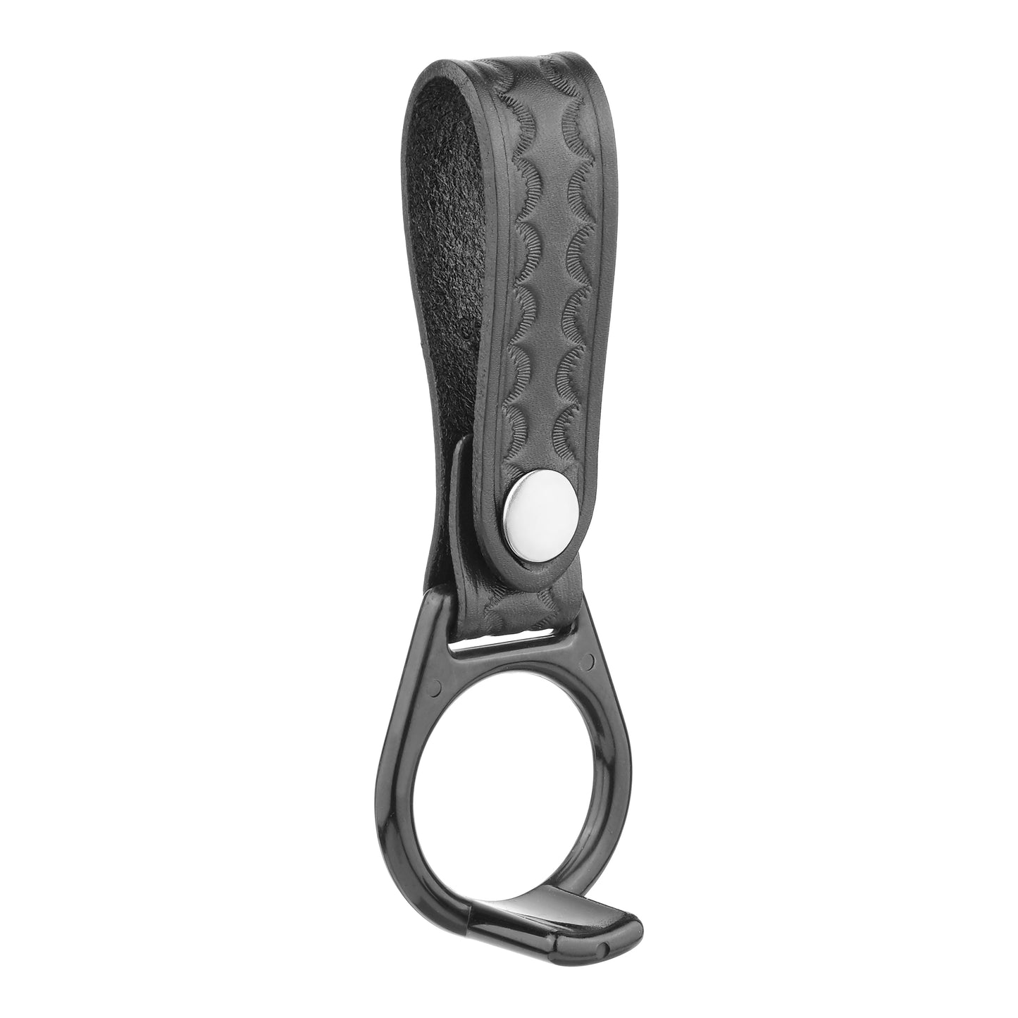 Basketweave Leather PR24 Holder W/ Black Plastic Ring