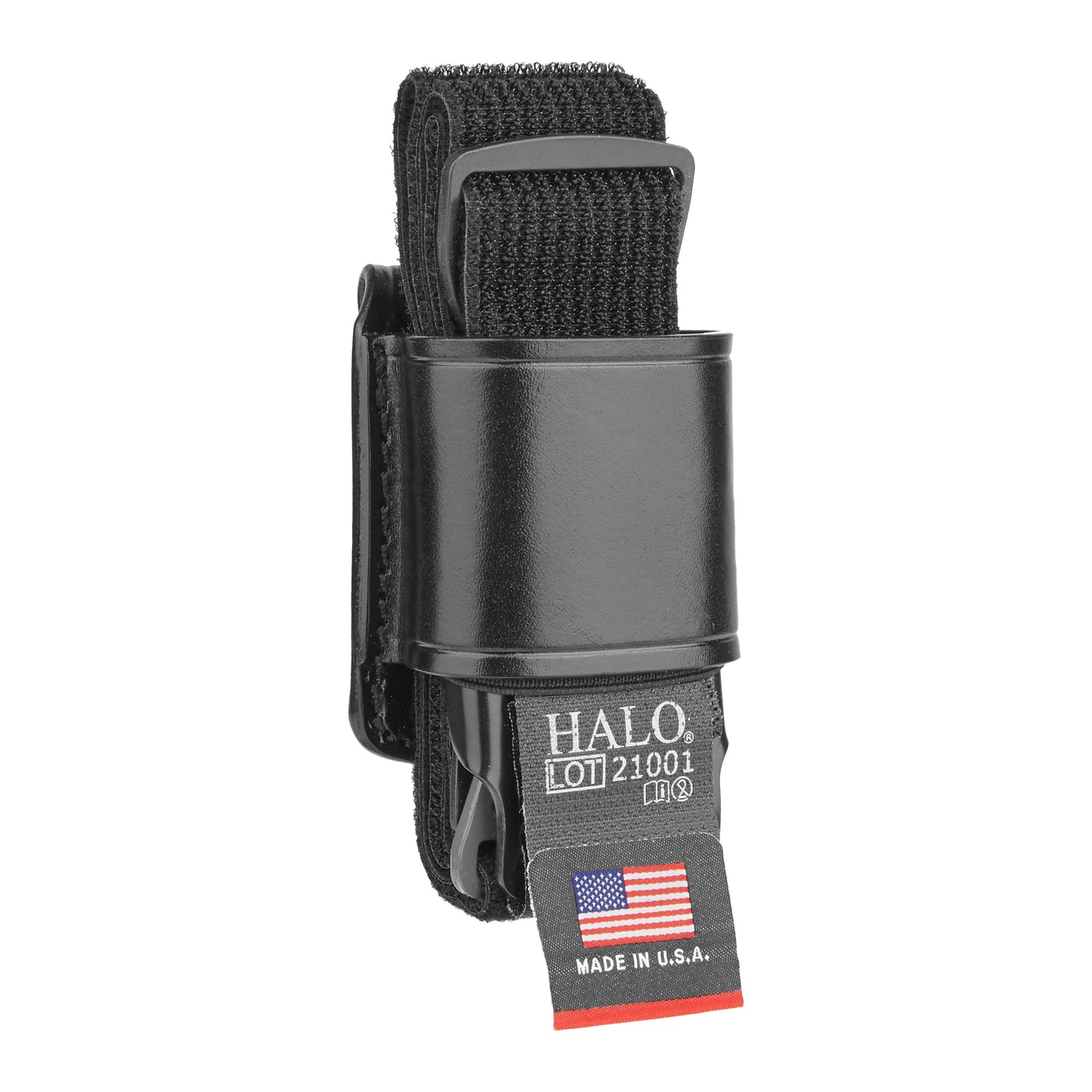 classic-black-leather-universal-open-top-tourniquet-holder-with-tourniquet-for-reference