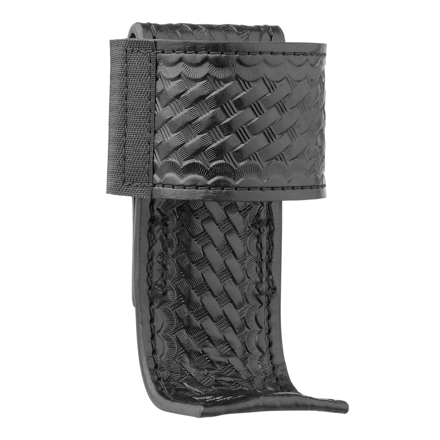 Basketweave Leather Steel Based Radio Holder