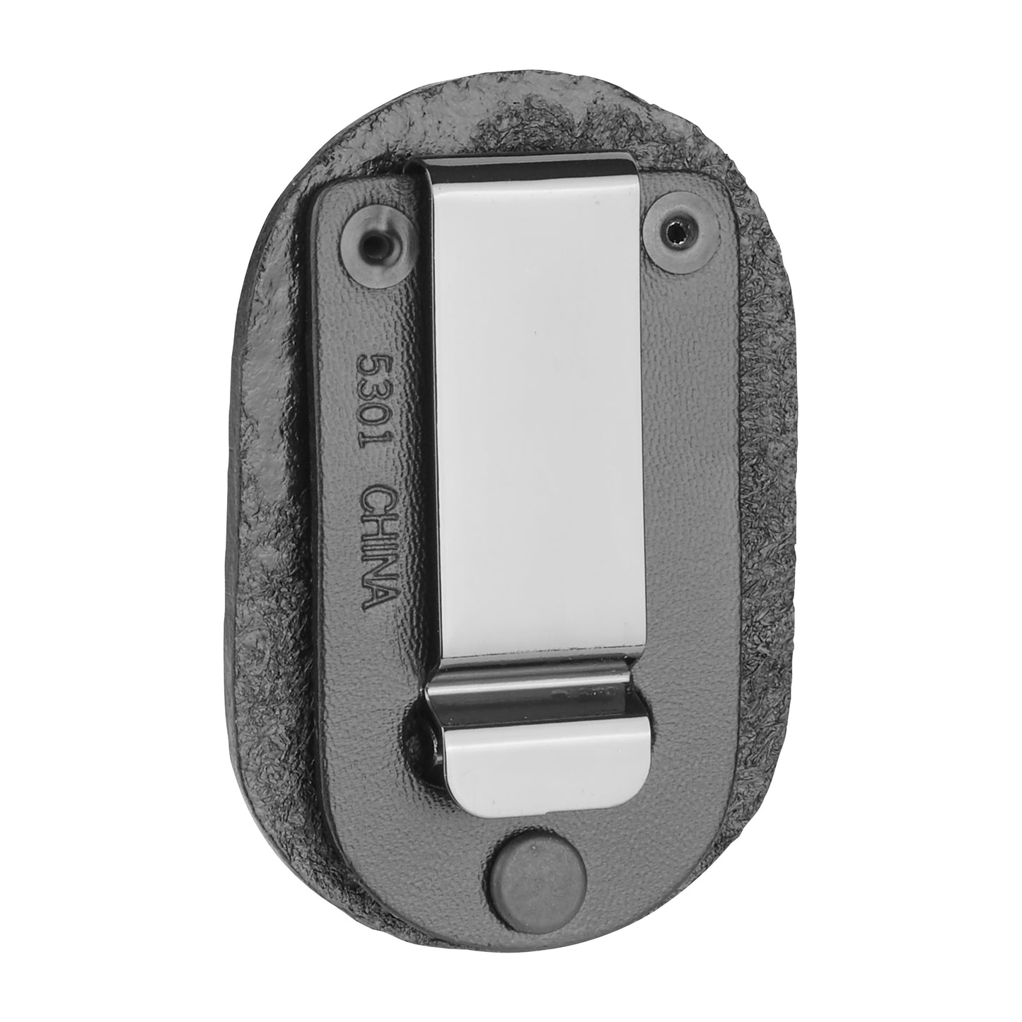 Leather Oval Badge Holder