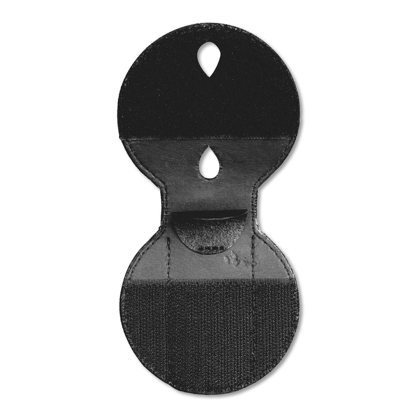 Leather Round Badge Holder