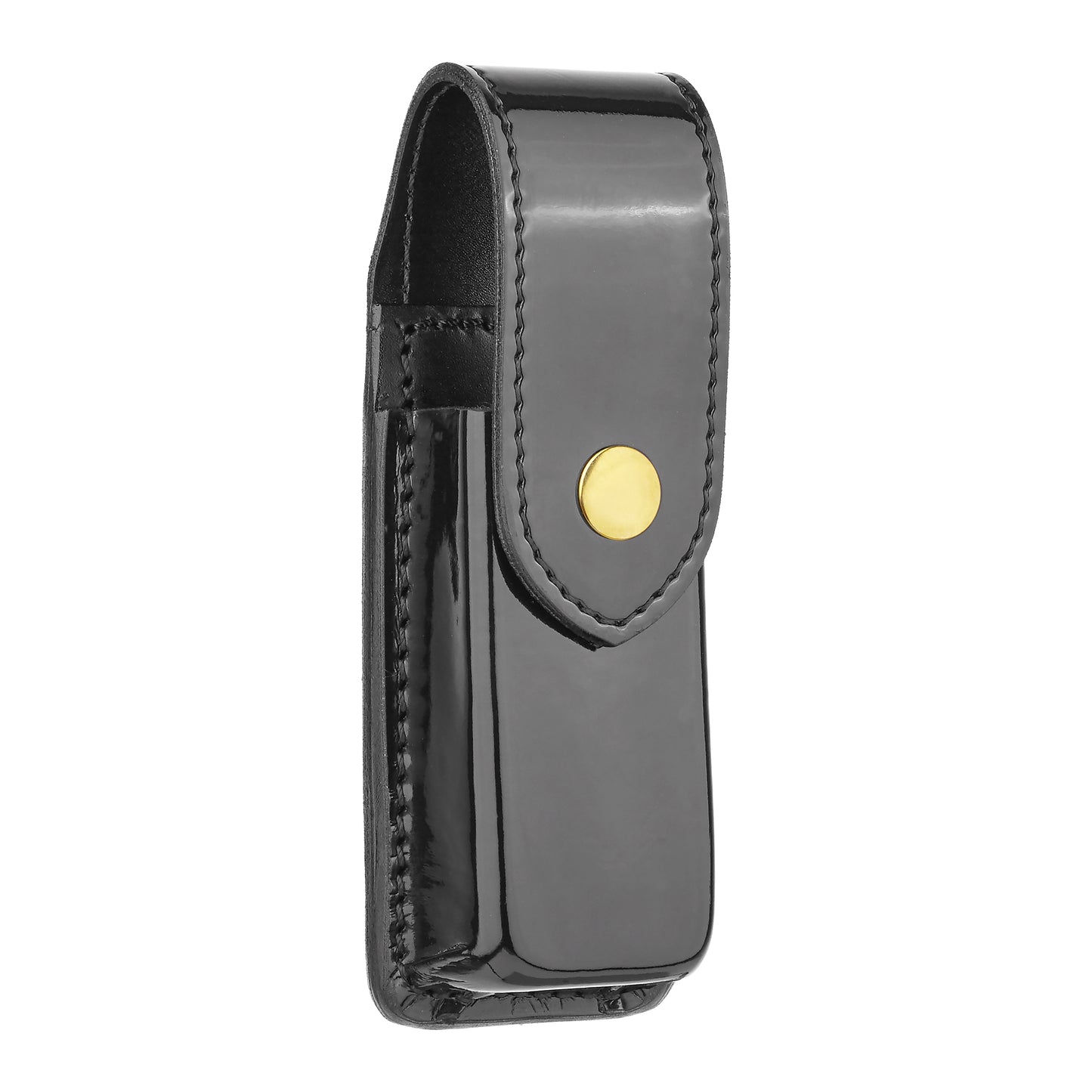 High-Gloss Leather Single Magazine Holder for 9mm