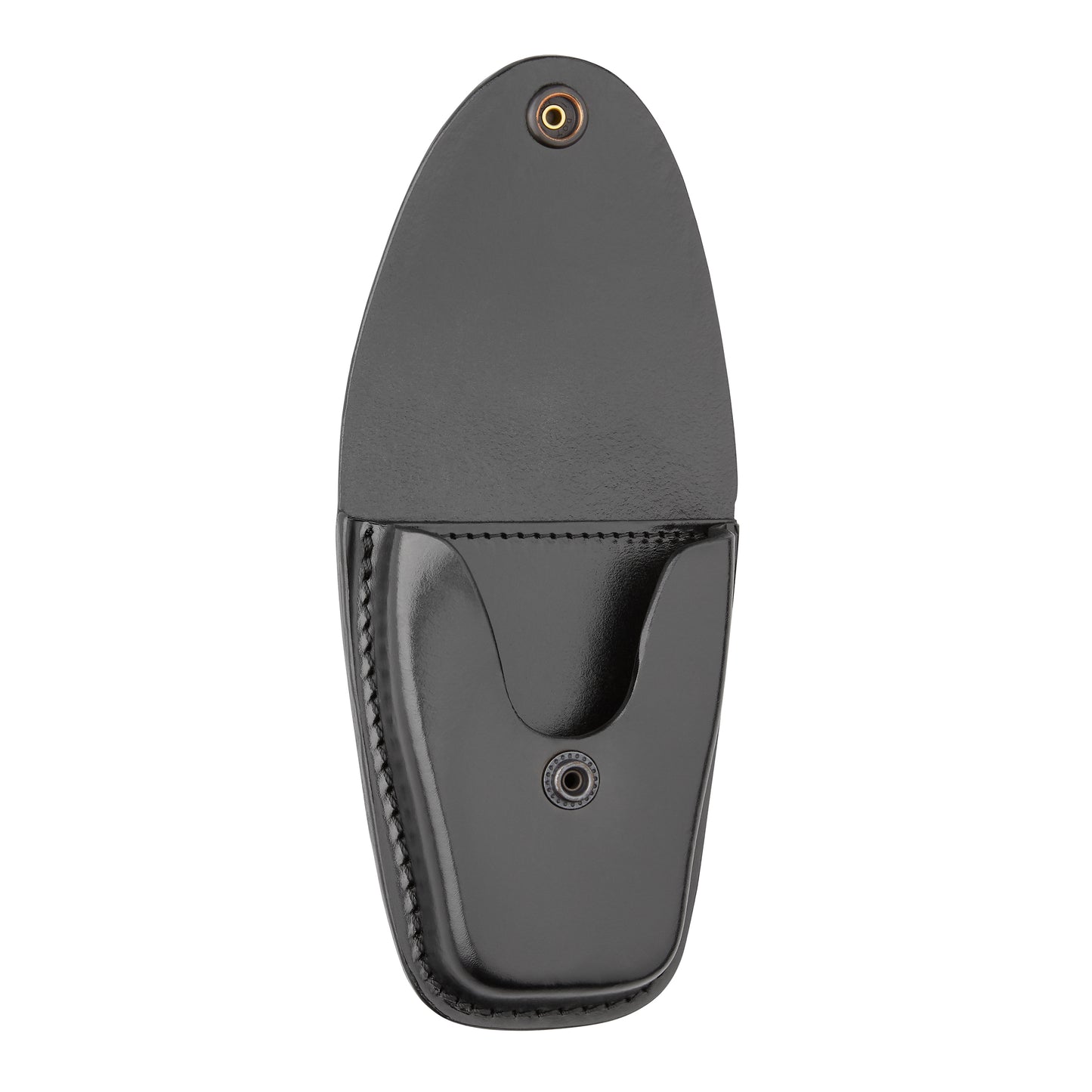Plain Leather Standard Closed Single Cuff Case