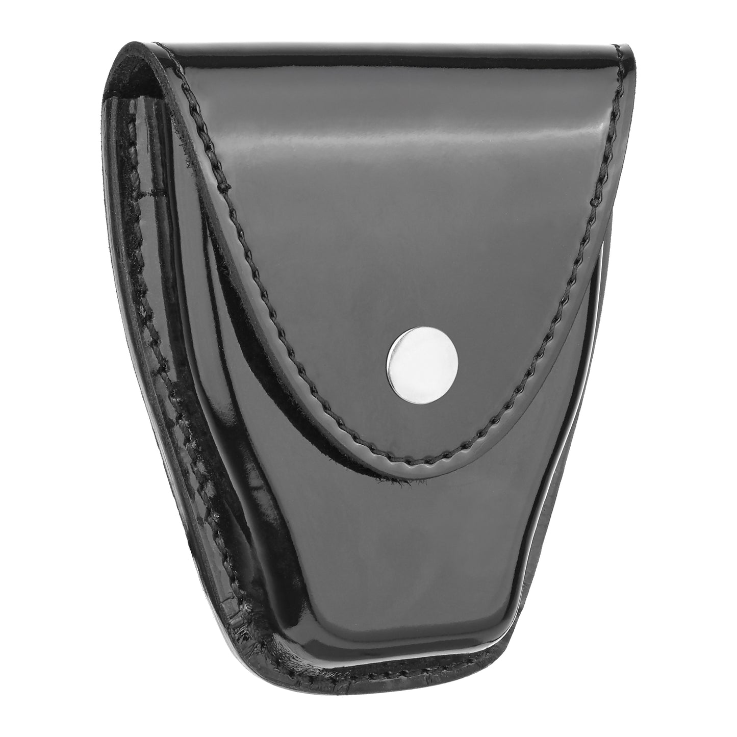 High-Gloss Leather Tapered Closed Single Cuff Case