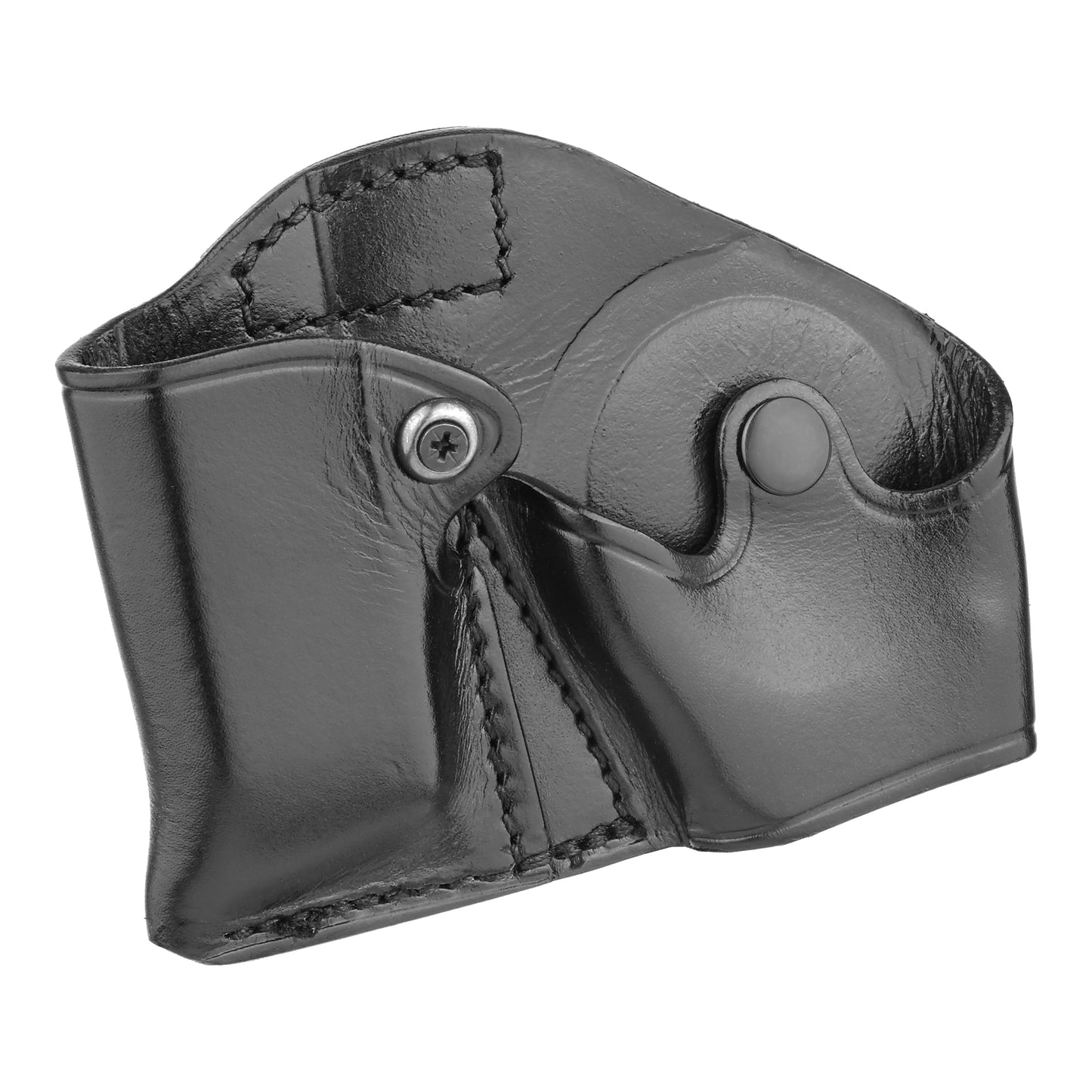 Plain Leather Vertical Open Magazine/Cuff Combo Holder