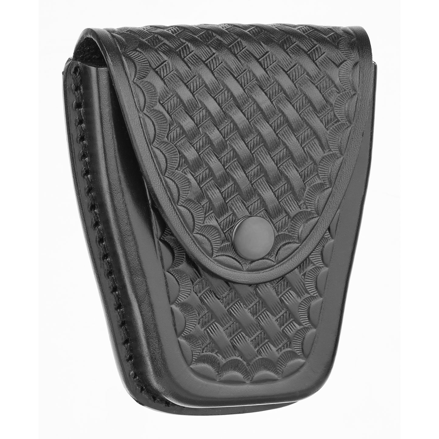 Basketweave Leather Standard Closed Single Cuff Case - ASP Ultra Cuffs