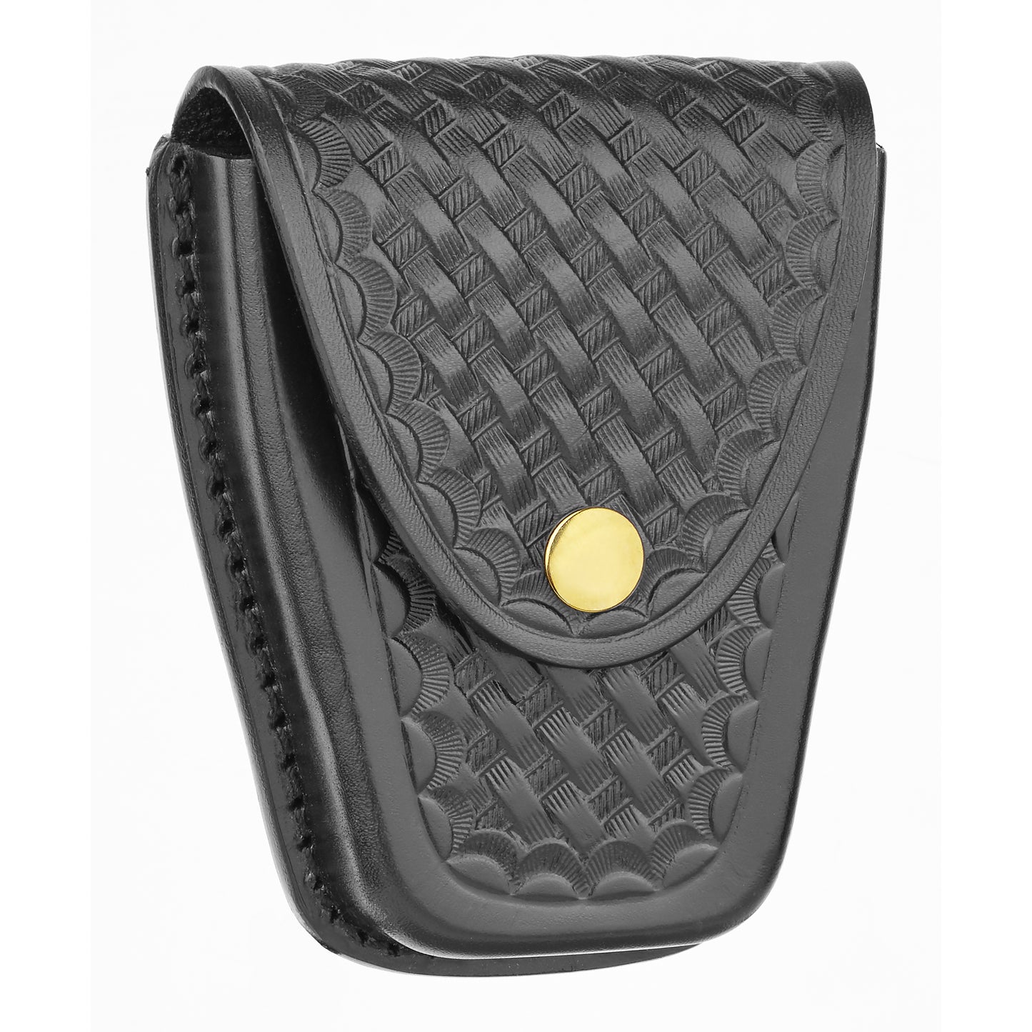 Basketweave Leather Standard Closed Single Cuff Case - ASP Ultra Cuffs
