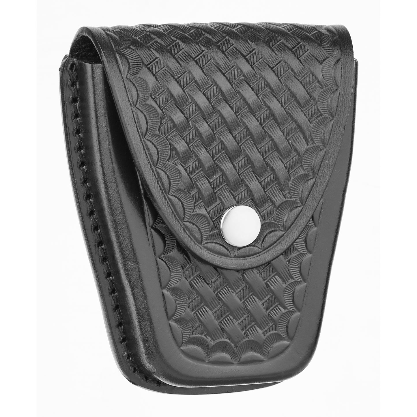 Basketweave Leather Standard Closed Single Cuff Case - ASP Ultra Cuffs