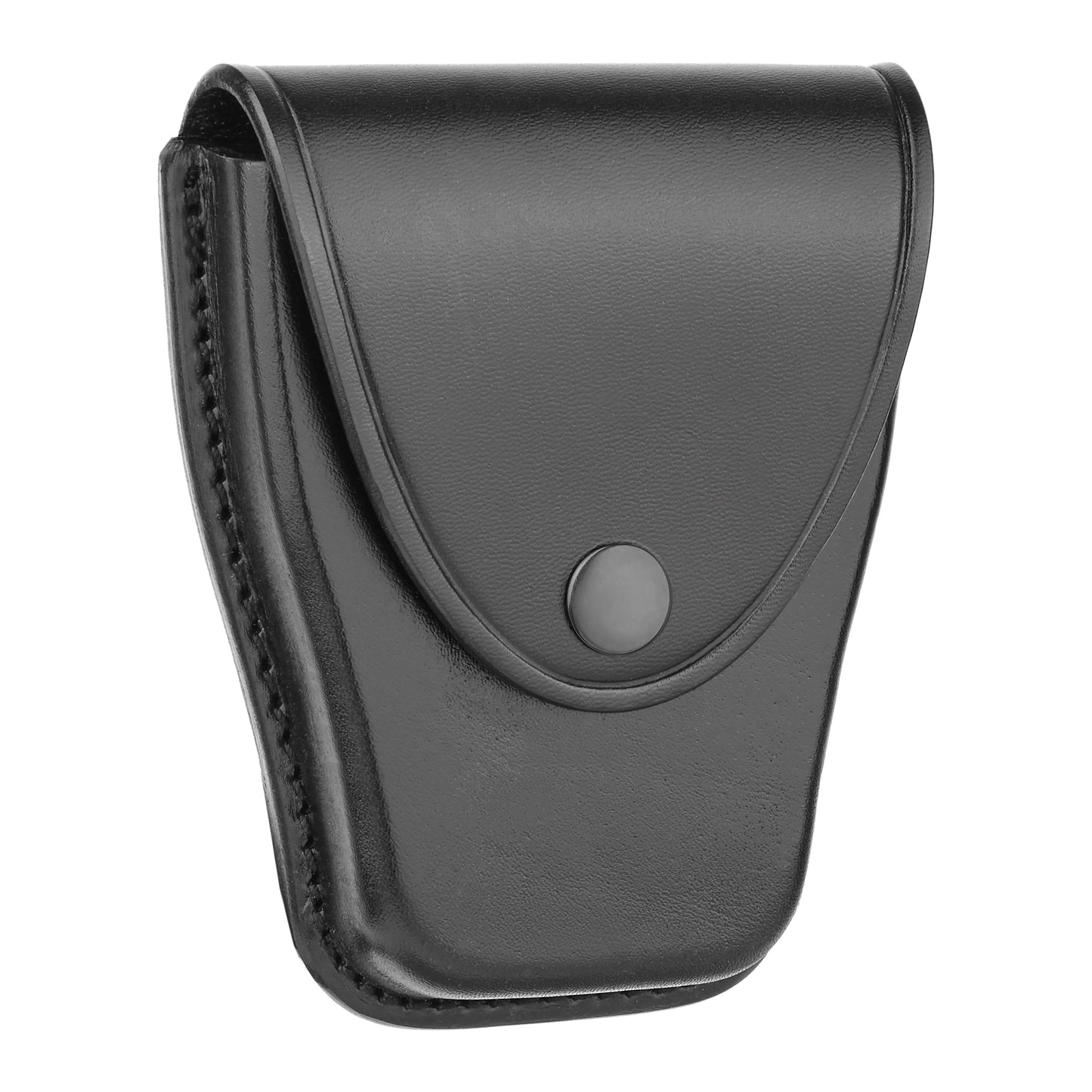 Plain Leather Large Closed Single Cuff Case
