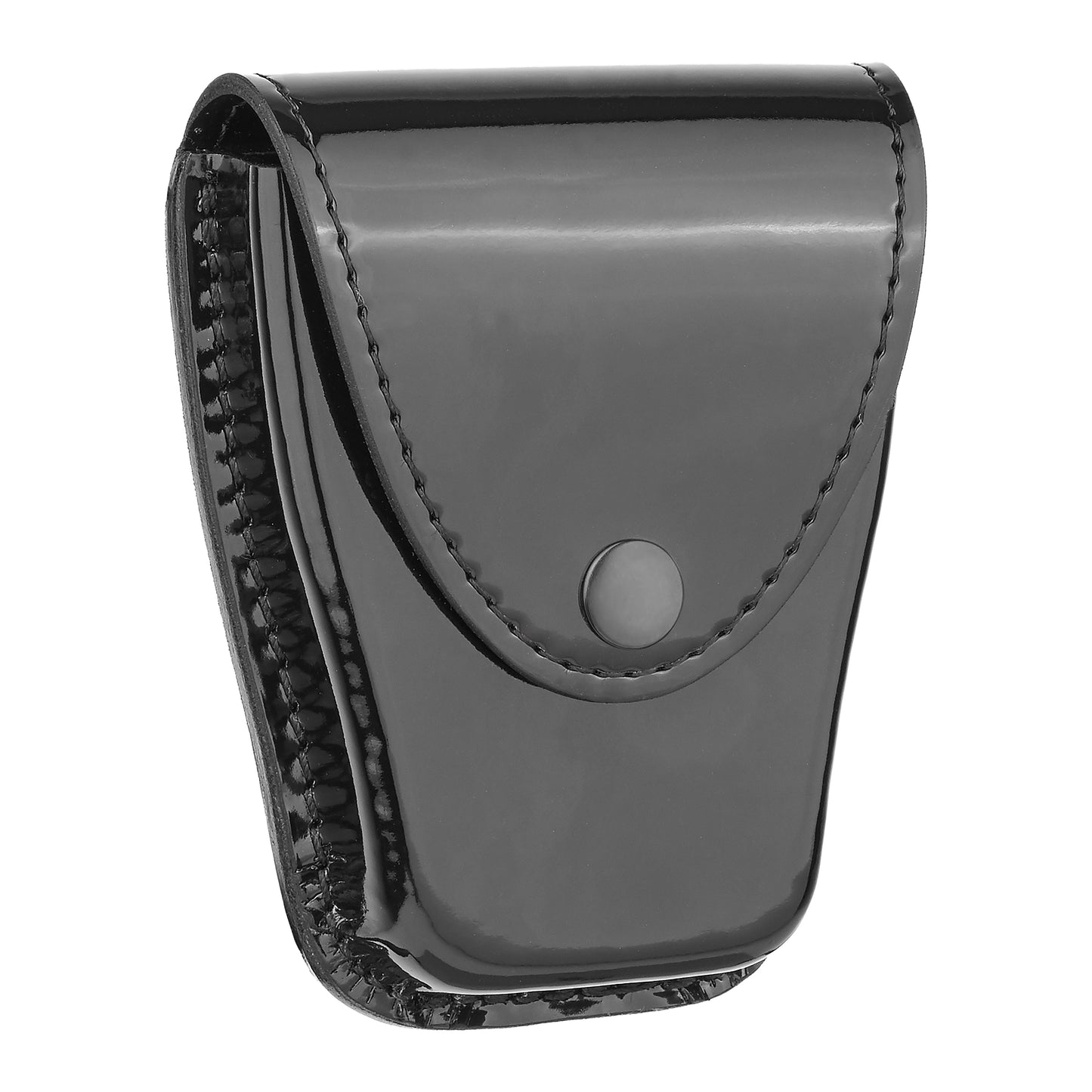 High-Gloss Leather Large Closed Single Cuff Case