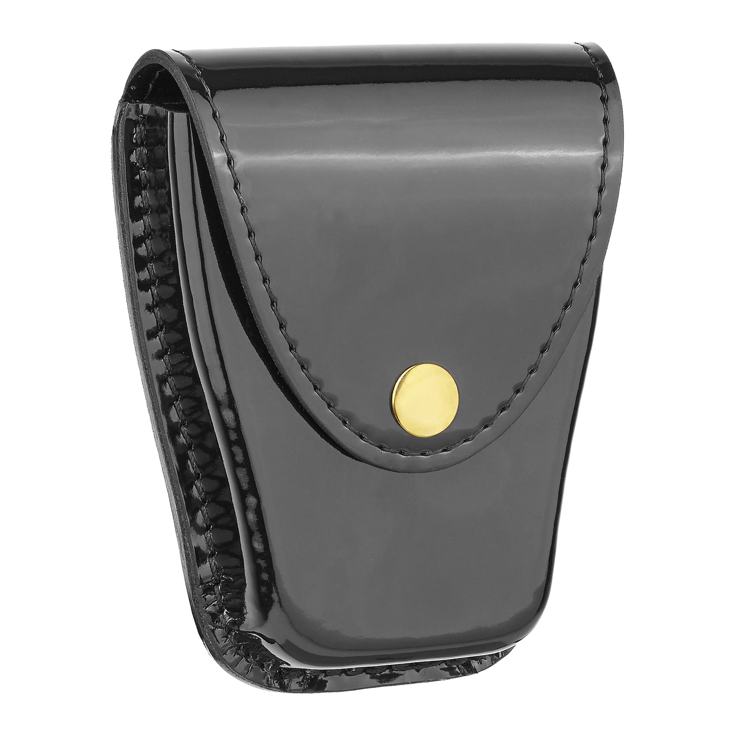 High-Gloss Leather Large Closed Single Cuff Case