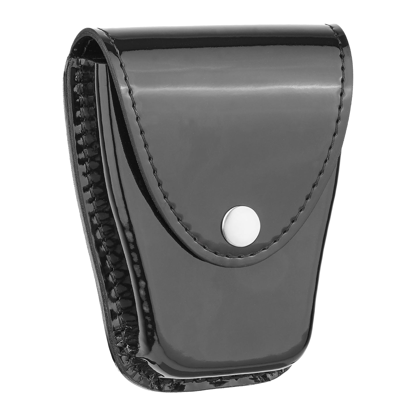 High-Gloss Leather Large Closed Single Cuff Case