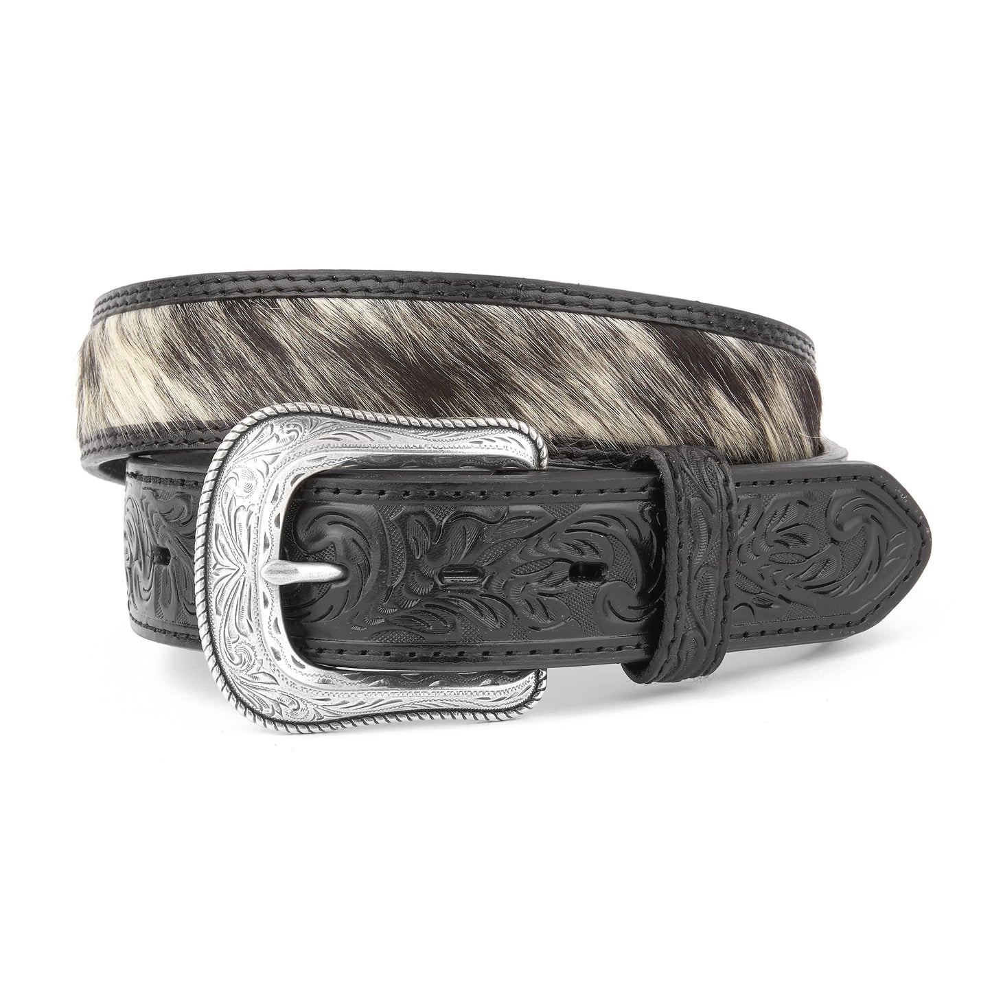 Mustang Ridge MR2202 Floral Tooled Leather Belt