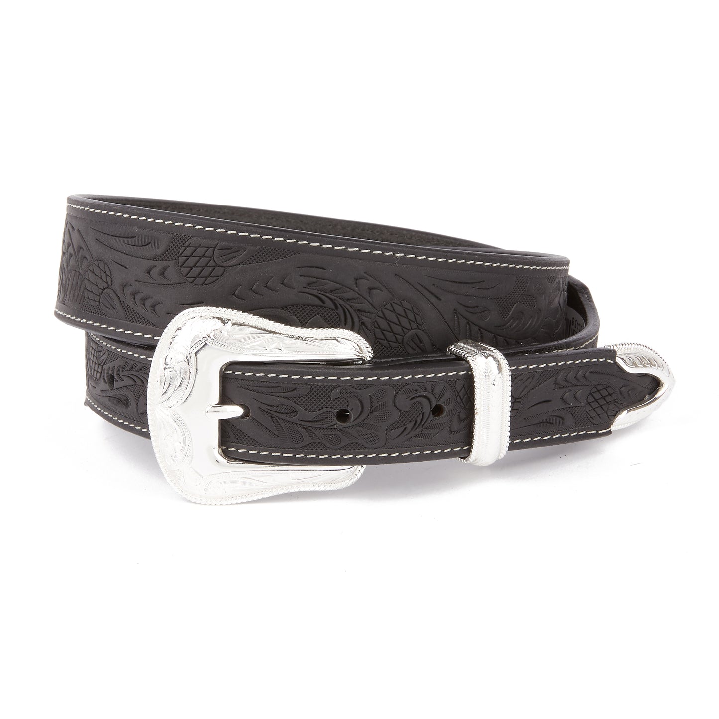 Mustang Ridge MR2131 Crazy Horse Floral Leather Belt