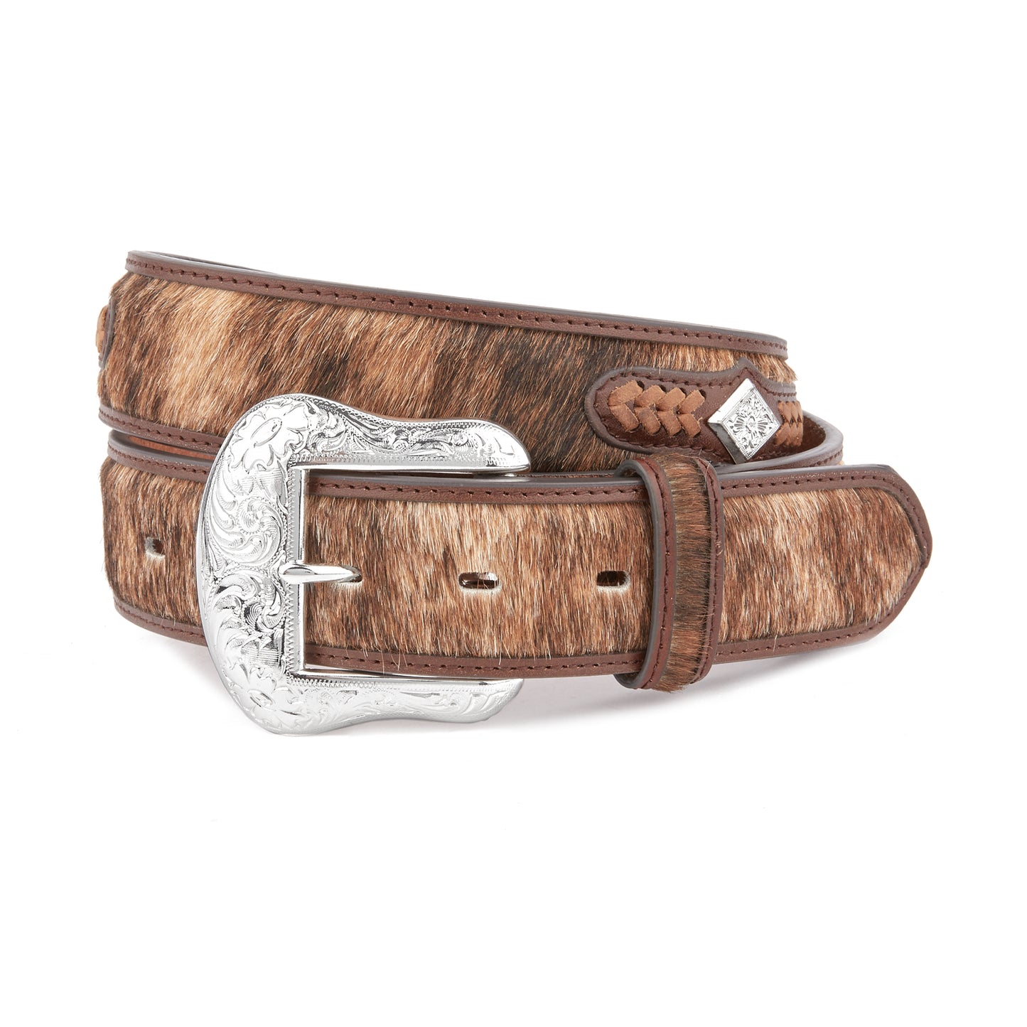Mustang Ridge MR2272 Brindle Leather Belt