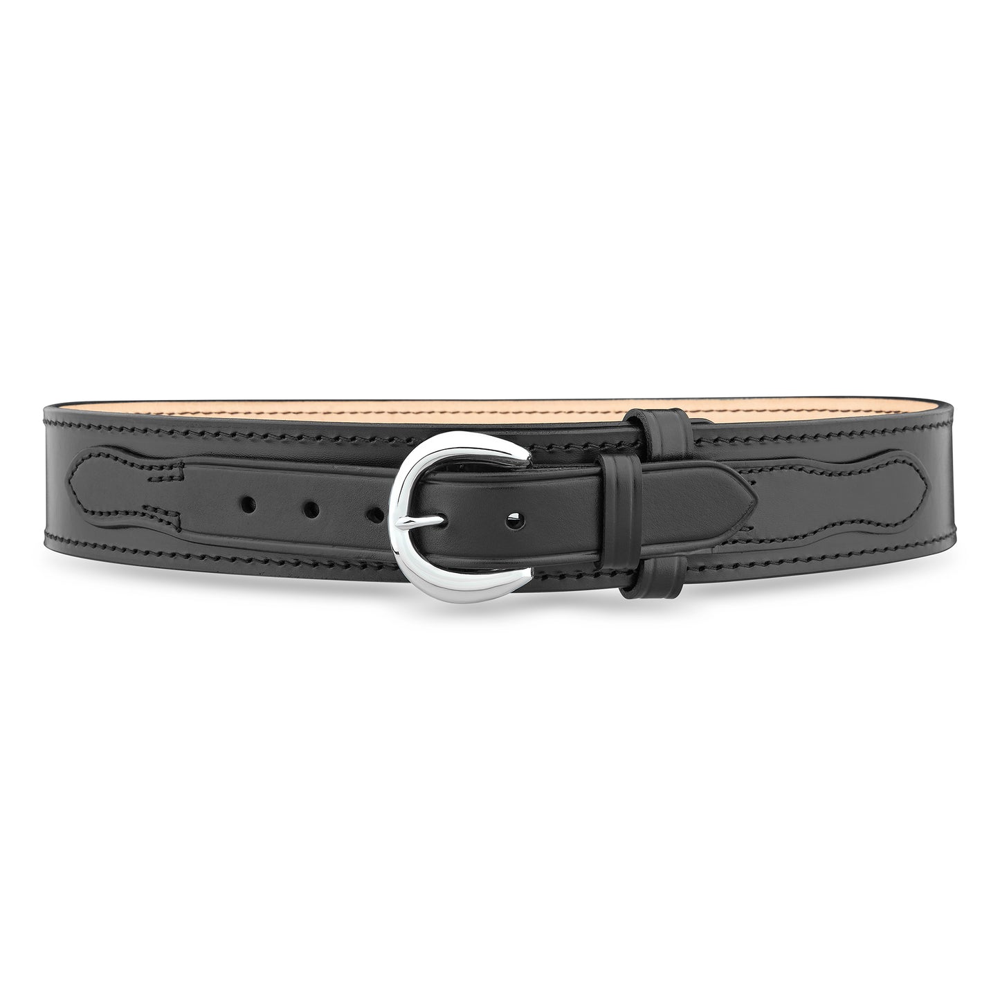 2-1/4" Plain Leather Border Patrol Belt