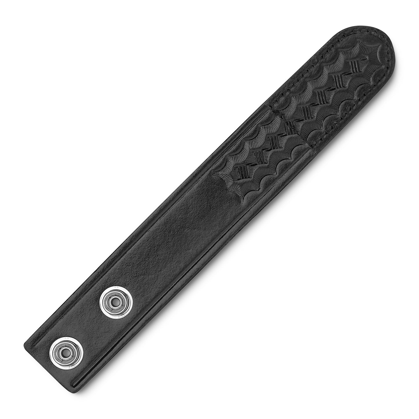 1-1/4" Basketweave Leather Belt Keeper