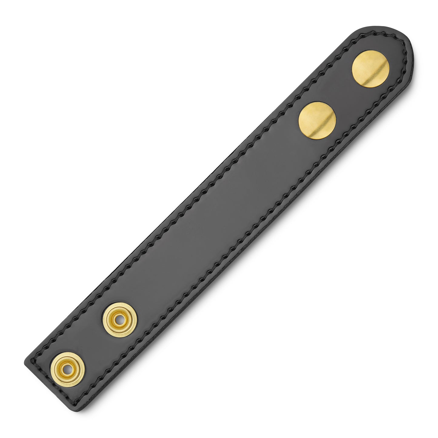 1-1/4" High-Gloss Leather Belt Keeper