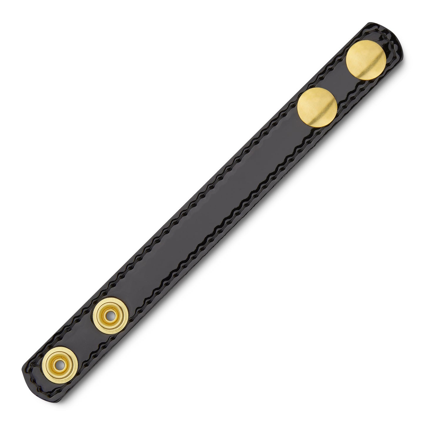 3/4" High-Gloss Leather Belt Keeper