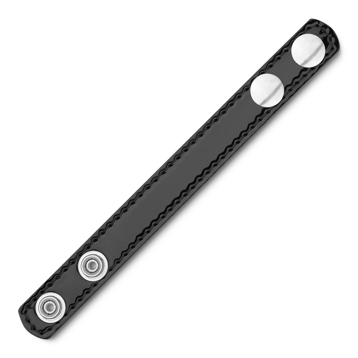 3/4" High-Gloss Leather Belt Keeper
