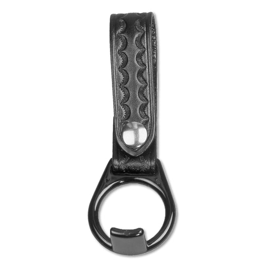 Basketweave Leather PR24 Holder W/ Black Plastic Ring