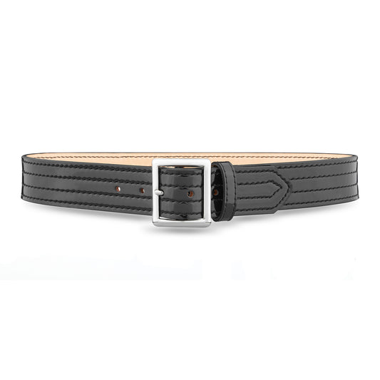 1-3/4" Clarino High Gloss Leather 4-Row Stitch Garrison Belt