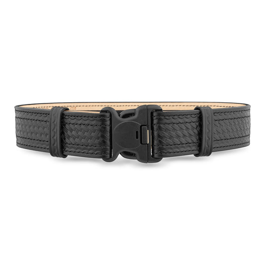 2-1/4" Basketweave Leather Duty Belt