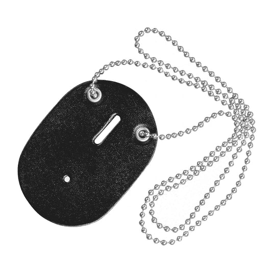 Leather Oval Neck Badge Holder