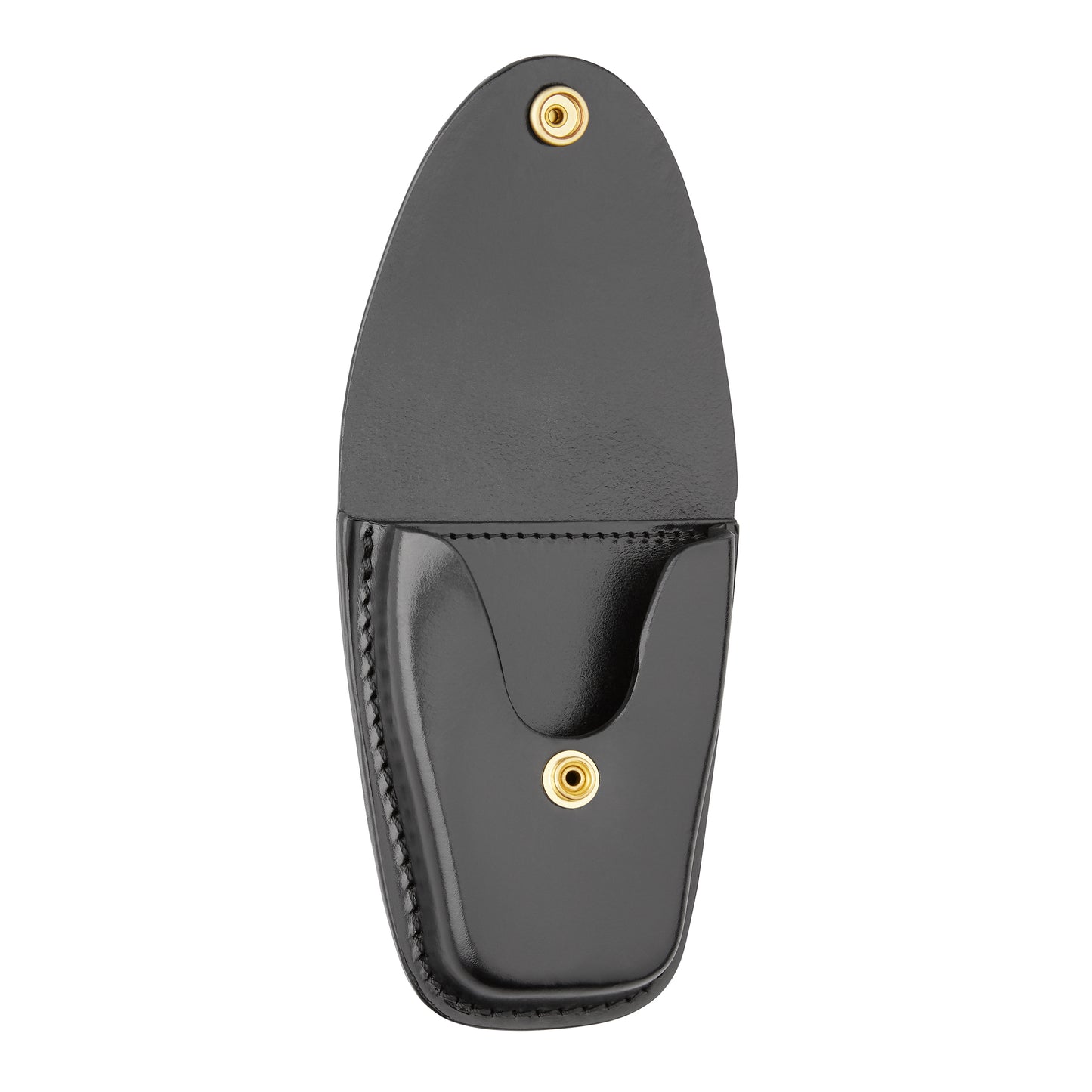 Plain Leather Standard Closed Single Cuff Case