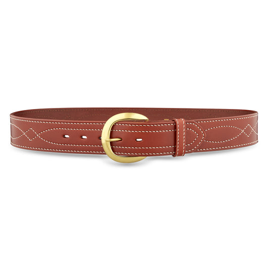 1-3/4" Leather Holster Belt - Brown