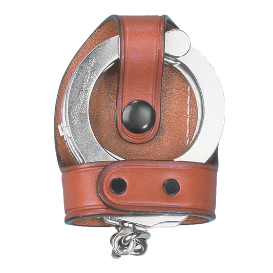 Brown Leather Bikini Cuff Case