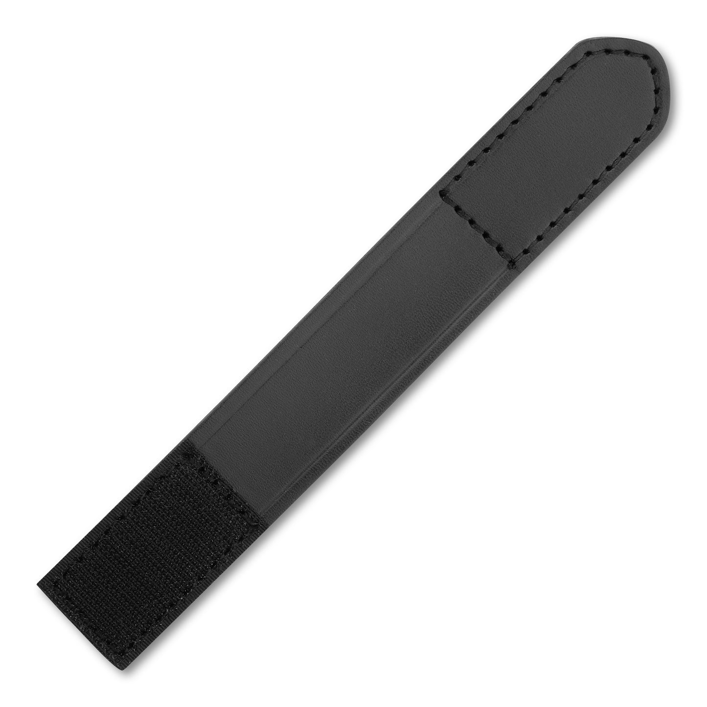 Leather belt side profile view