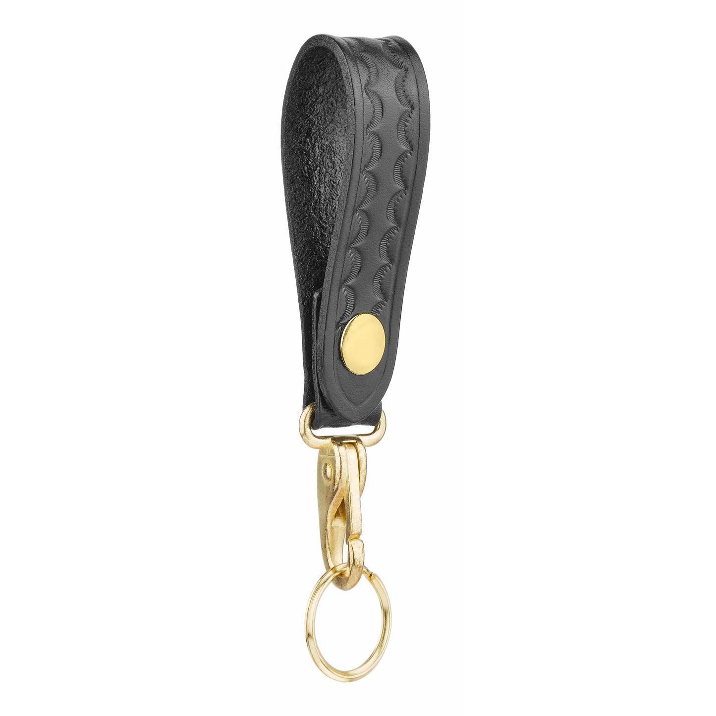 Basketweave Leather Key Strap