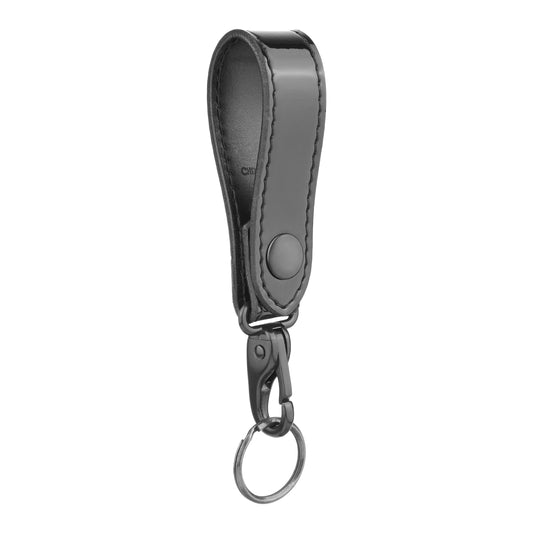 High-Gloss Leather Key Strap