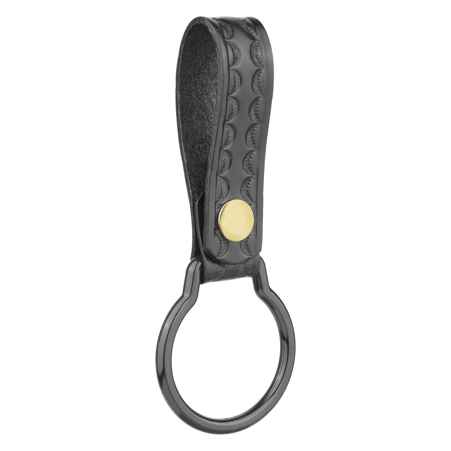 Basketweave Leather D Cell Flashlight Strap