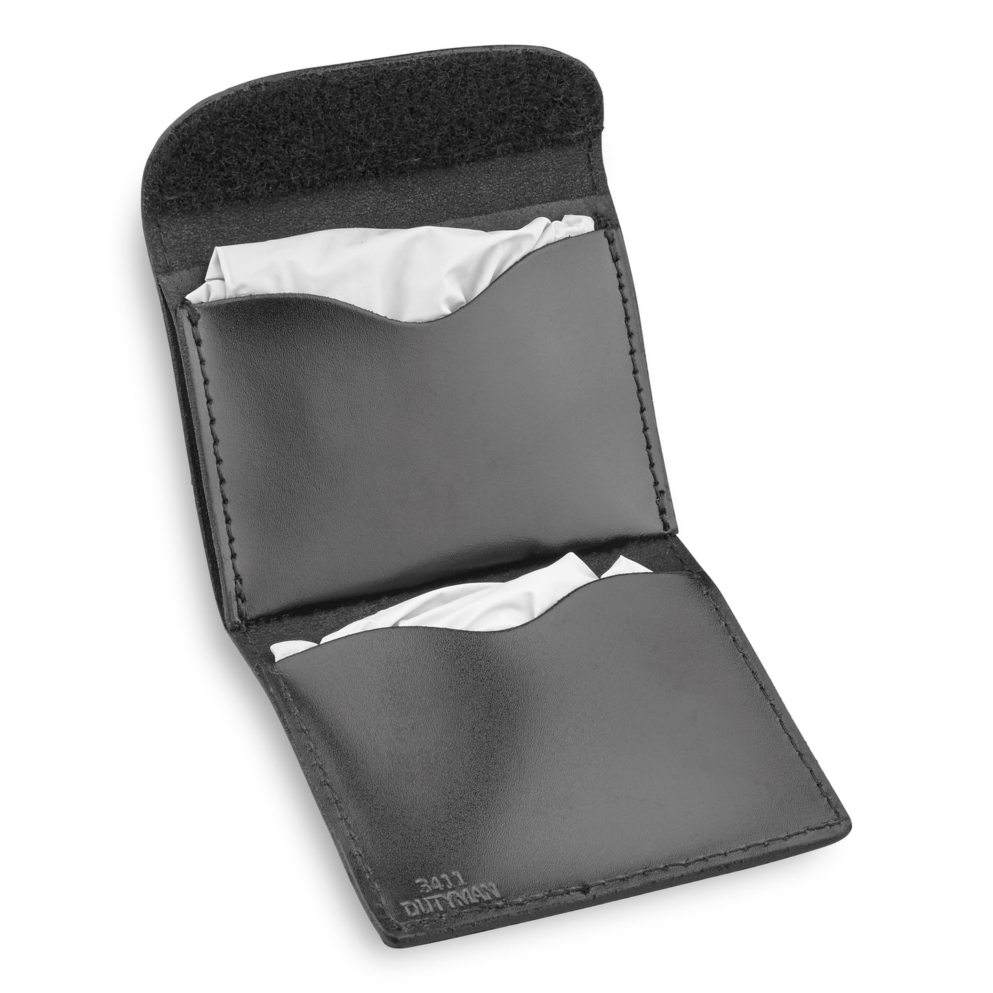 Plain pattern detail on Leather case