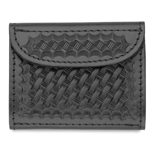 Basketweave Leather Glove Case
