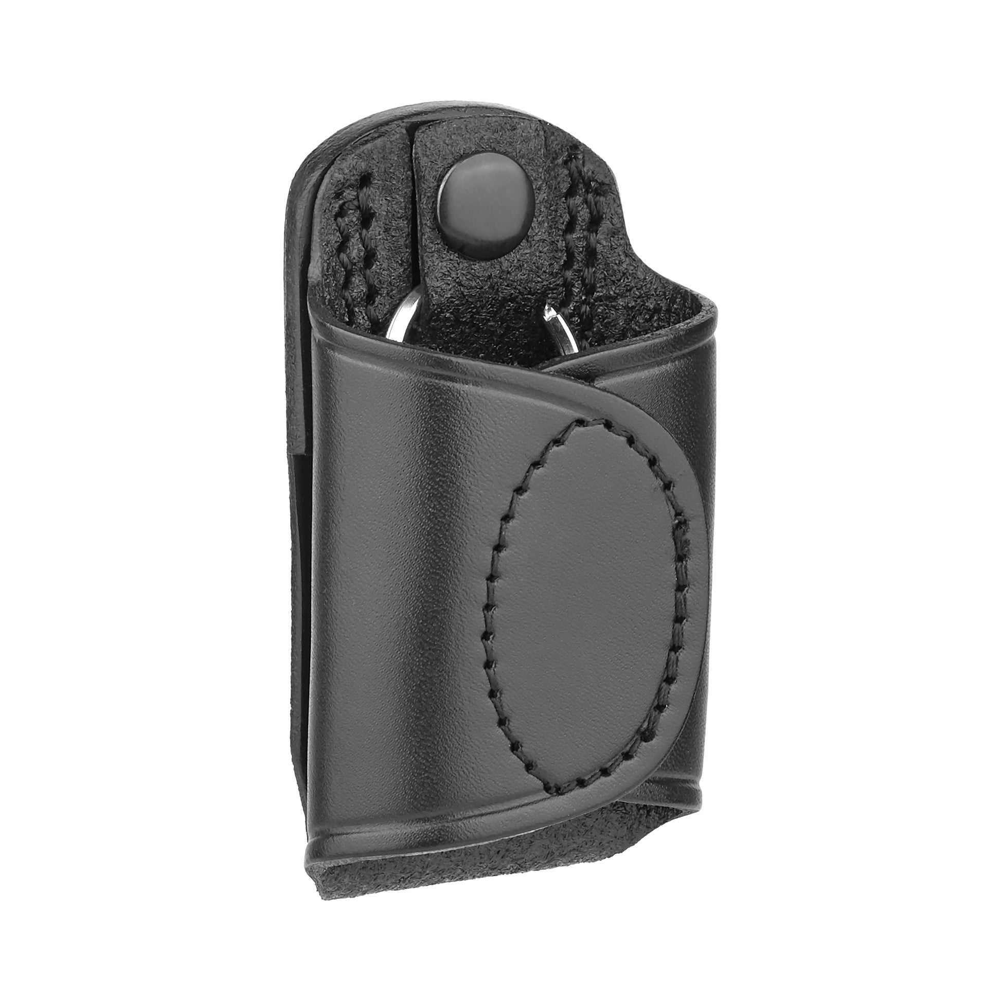 plain leather Silent Key Holder - duty belt accessory by Dutyman