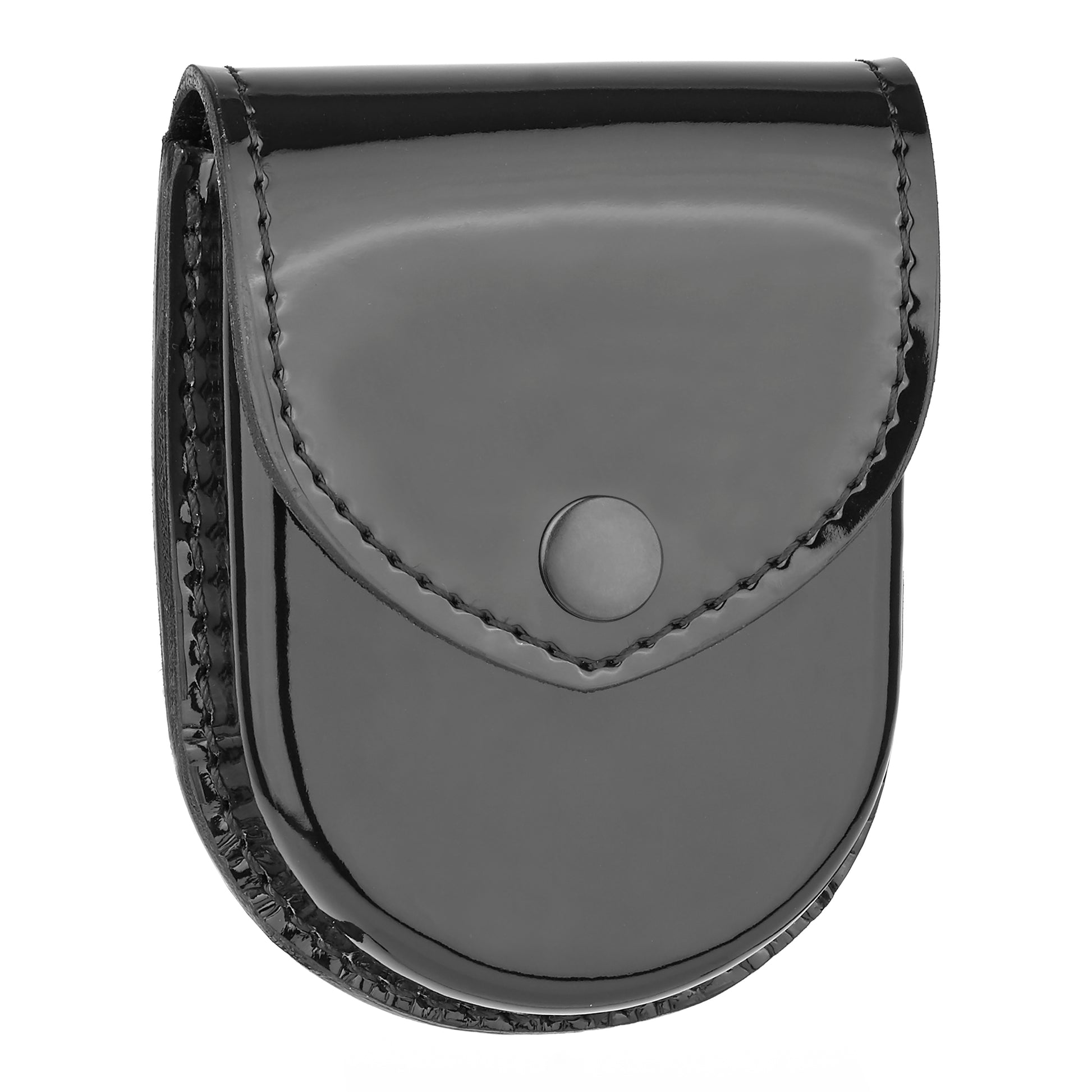 Leather construction and edge stitching detail