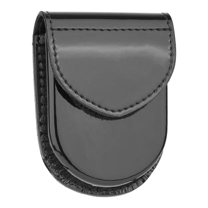 High-Gloss Leather Round Bottom Closed Single Cuff Case