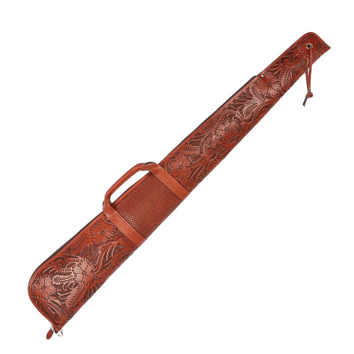 Mustang Ridge MRG43 Floral Tooled Leather Rifle Case