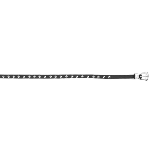 Mustang Ridge MRH131 Black Crazy Horse Pyramid Stud Hatband