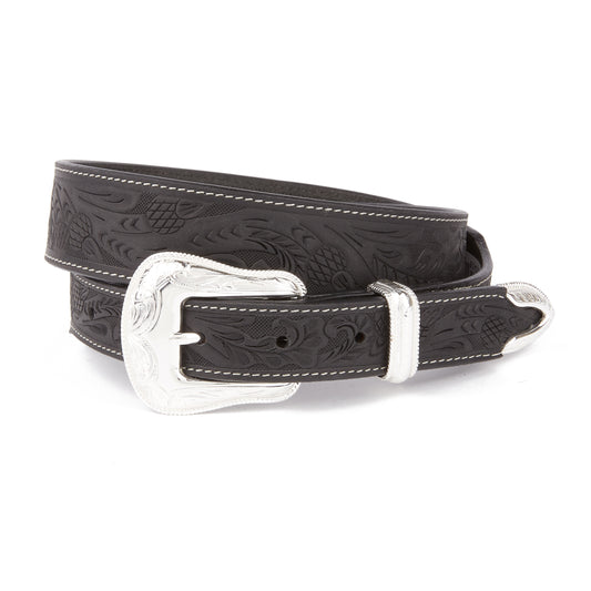Mustang Ridge MR2131 Crazy Horse Floral Leather Belt