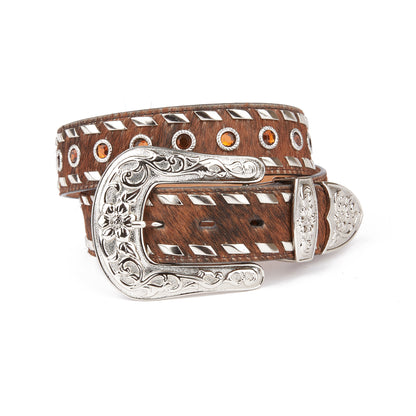 Mustang Ridge MR506 Floral Western Leather Ladies Belt