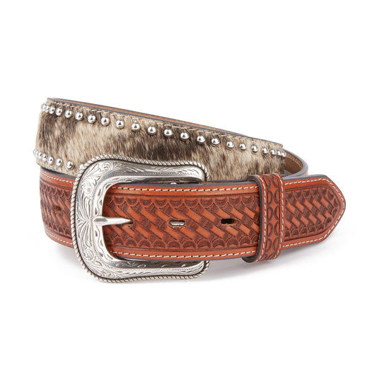 Mustang Ridge MR2163 Roan Cowhide Leather Belt