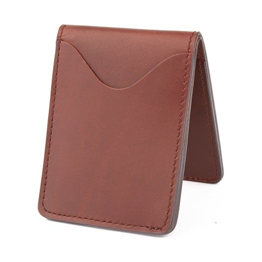 Mustang Ridge MRC112 Brown Waxy Leather Money Clip